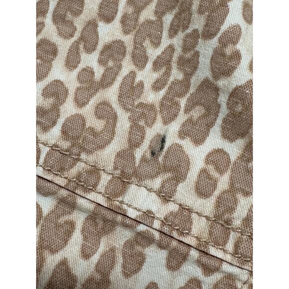 Anthropologie Pants Womens 28 The Wanderer Leopard Crop Mid Rise Skinny Boho - Picture 10 of 10